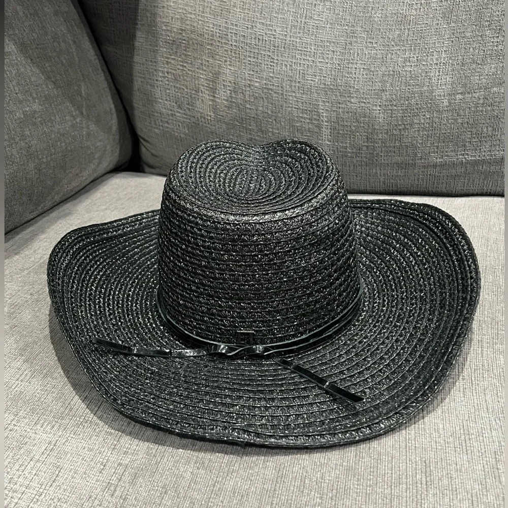 Eric Javits Western Straw Hat - Picture 4 of 9